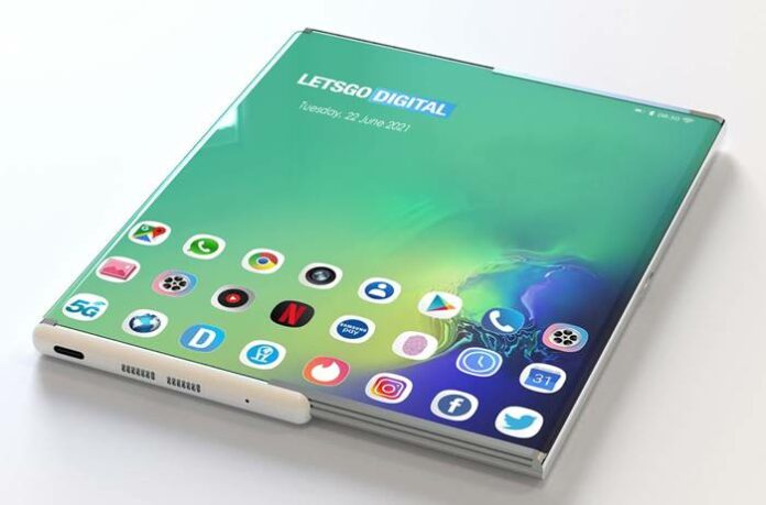 Smartphone Layar gulung Samsung