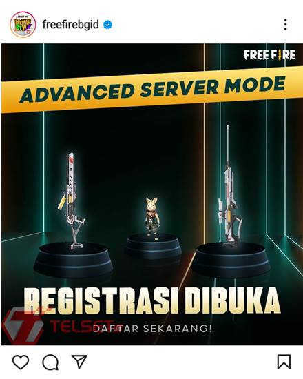 Advance Server Free Fire FF September 2021