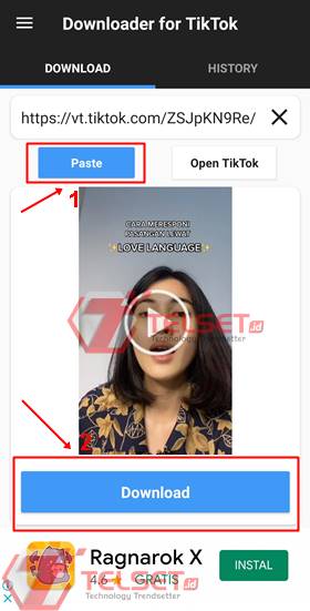 Cara Download Video TikTok 