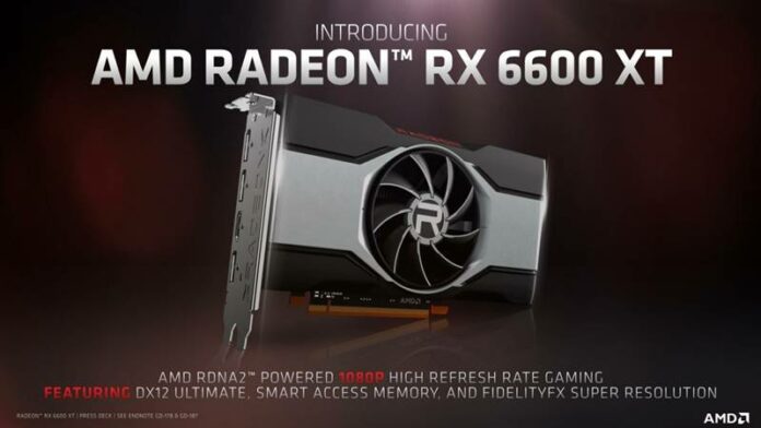 GPU AMD Radeon RX 6600XT