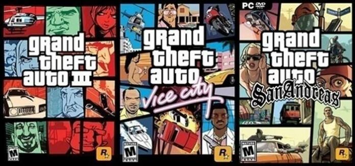 Remaster GTA 3 Vice City San Andreas PS5