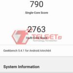 Geekbench Realme GT Master Edition