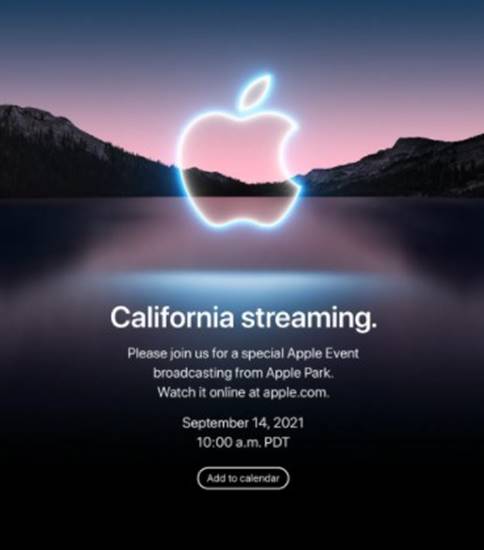 Apple Event 2021 California Streaming iPhone 13