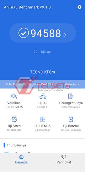 Review Tecno Spark 7 NFC 