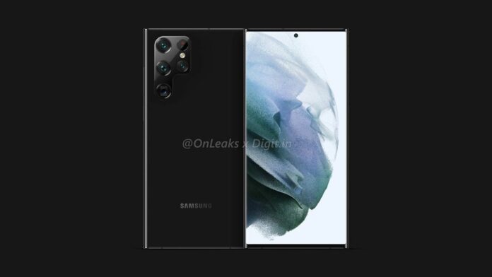 Samsung Galaxy S22 Ultra Desain