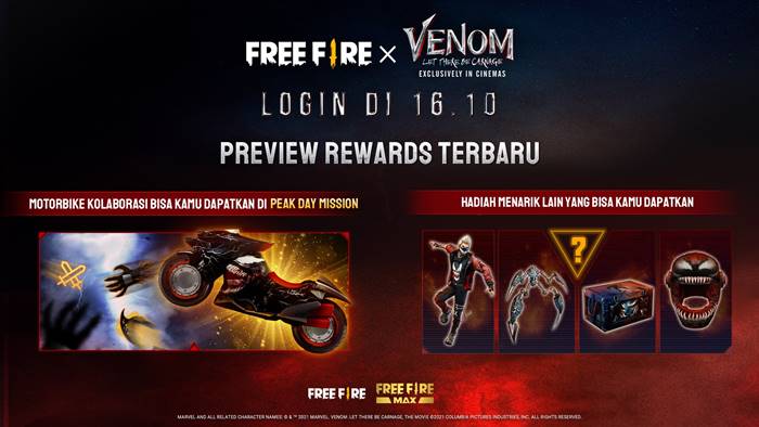 Item eksklusif Venom Free Fire