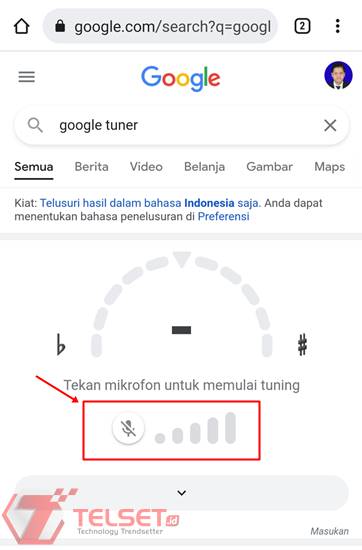 Cara stem gitar Android