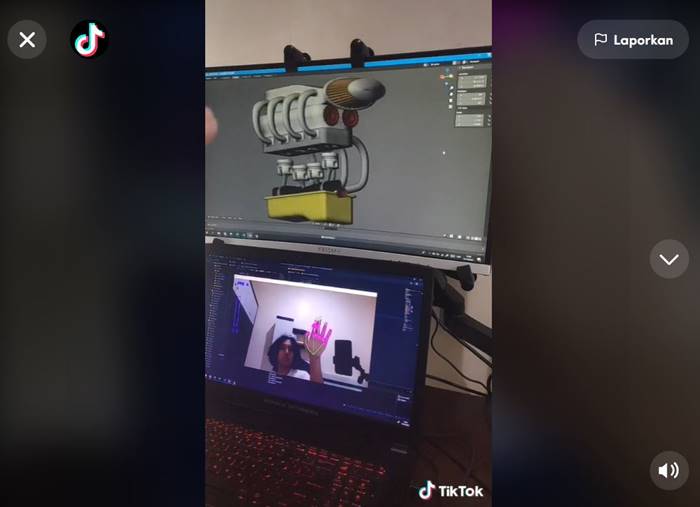 Remaja Teknologi Iron Man TikTok 