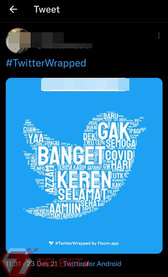 Cara membuat Twitter Wrapped