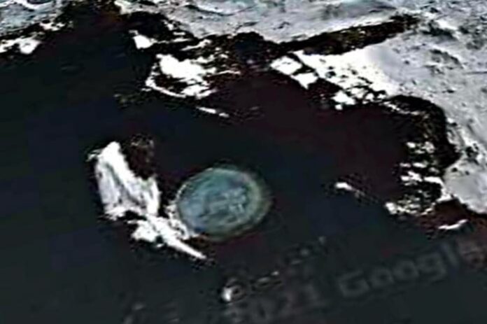 UFO Google Maps Kutub Selatan Antartika
