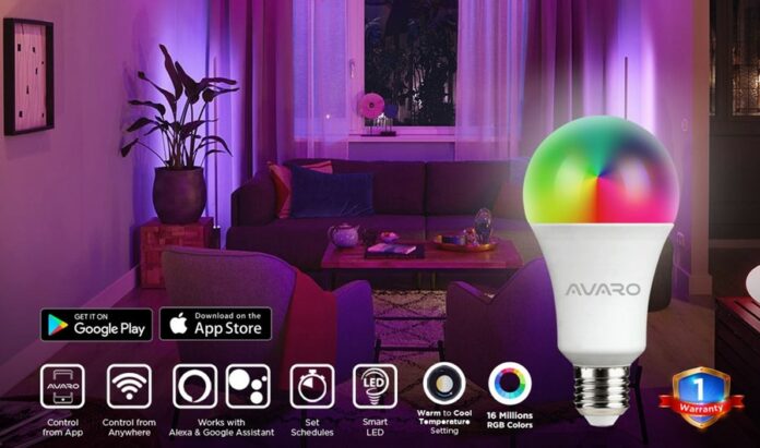Produk IoT Avaro WiFi Smart LED Plug IP Camera CCTV
