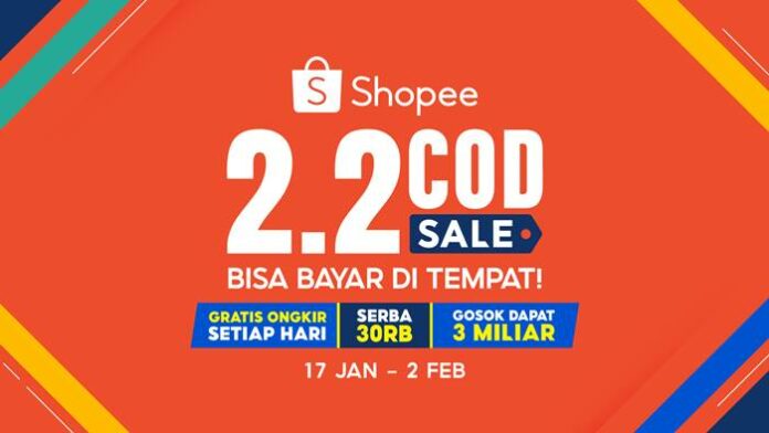 Promo Shopee 2.2 COD Sale Terbaru