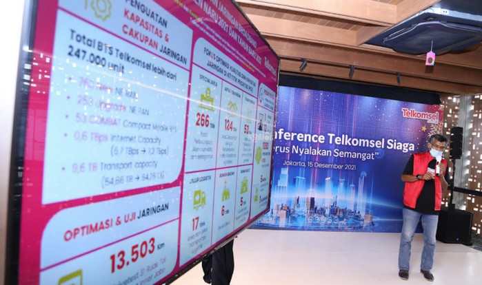 Natal dan Tahun Baru 2022, Trafik Internet Telkomsel Melonjak 22%