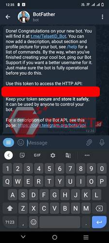 cara membuat bot telegram