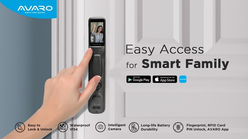 Kunci Rumah Pintar Avaro WiFi Smart Foor Lock SL02 SL01