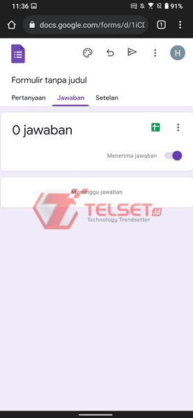 Cara Membuat Soal Google Form di HP Android