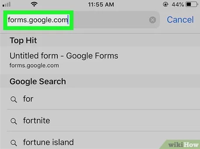 Cara Membuat Soal Google Form di HP iPhone