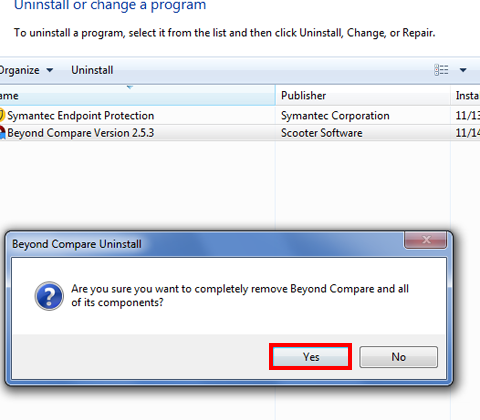 Cara uninstall aplikasi di laptop PC Windows 7