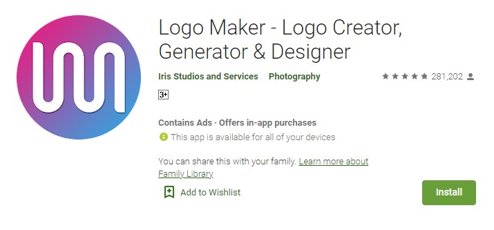 aplikasi pembuat logo Logo Maker