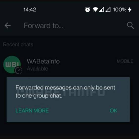 Pesan terusan forward pesan whatsapp