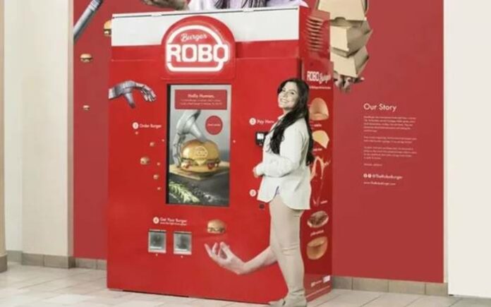 Vending Machine Robot Burger