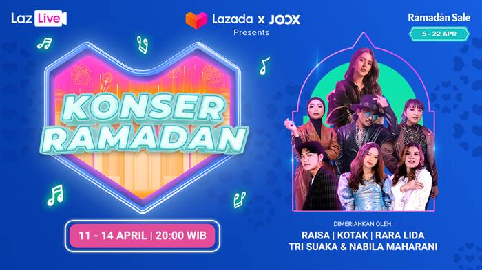 Konser Ramadan JOOX x Lazada Digelar, Diramaikan Musisi Papan Atas