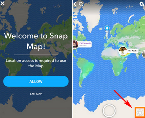 Fitur Snap Map Snapchat