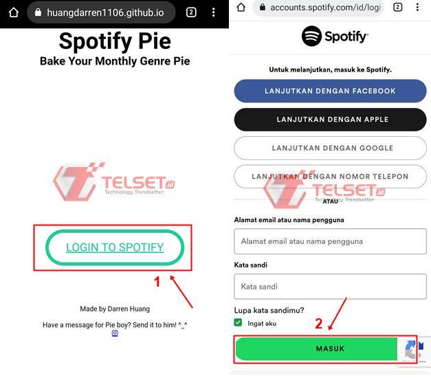 Cara Membuat Spotify Pie 
