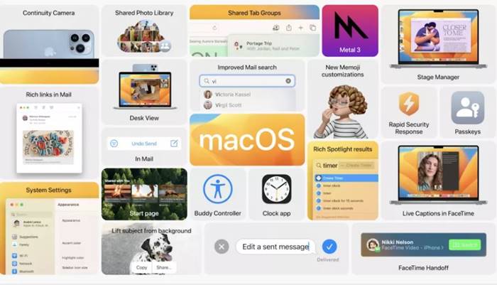 MacOS MacOS Venture-Funktionen