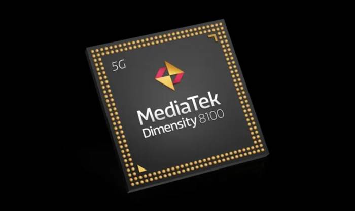 Chipset MediaTek Dimensity 8100