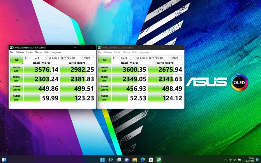 Asus Vivobook Pro 14 OLED benchmark