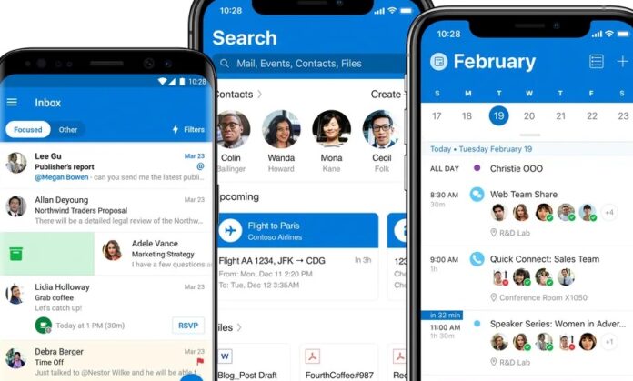 Outlook iOS dan Android