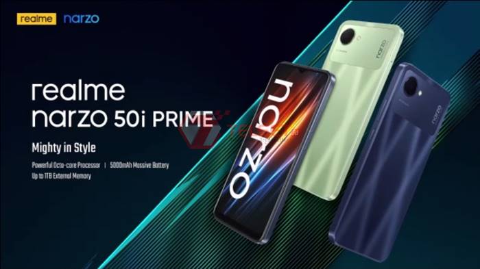 Realme Narzo 50i Prime Rilis dengan Desain Stylish, Harga Rp 1 Jutaan