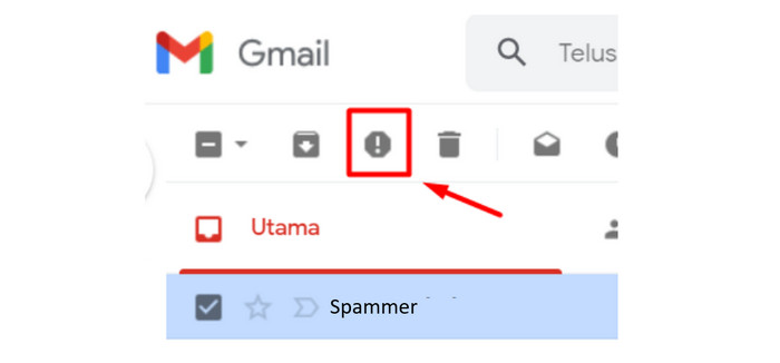 Blokir email spam gmail