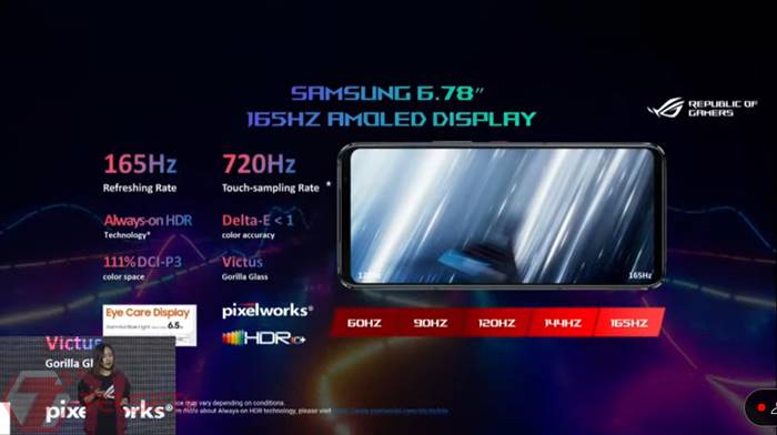 Layar Samsung Amoled 6,78 inci 