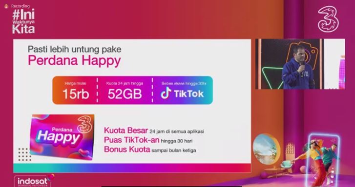 Happy Bonus Kuota TikTok Tri
