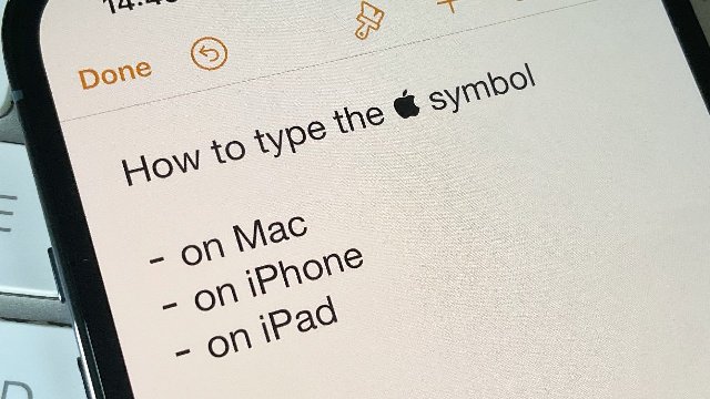 Cara Mengetik Logo Apple mac iphone ipad