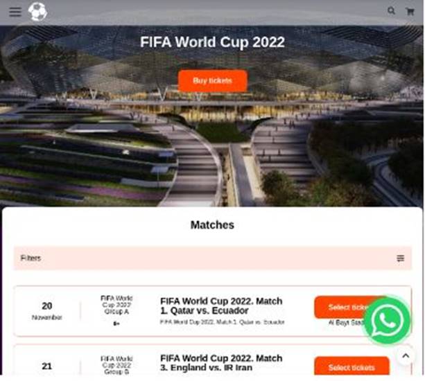 Phishing Piala Dunia 2022