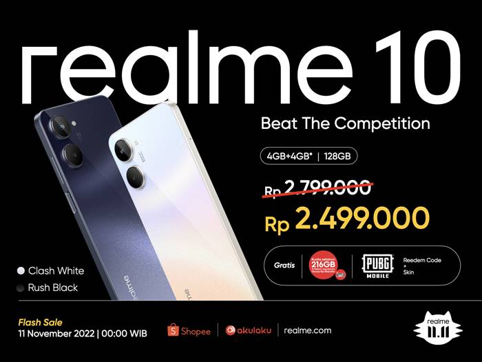Spesifikasi Realme 10 Indonesia 