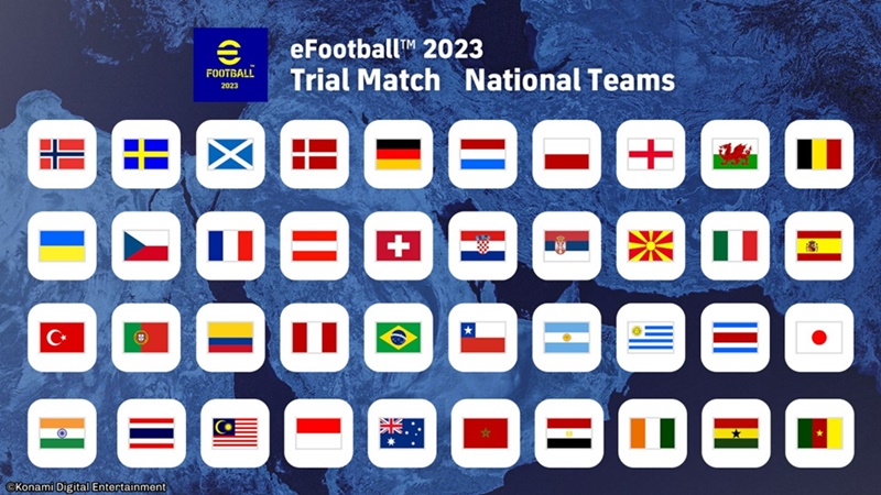 eFootball 2023 Gelar Festival Sepak Bola, Ada Tambahan 40 Timnas
