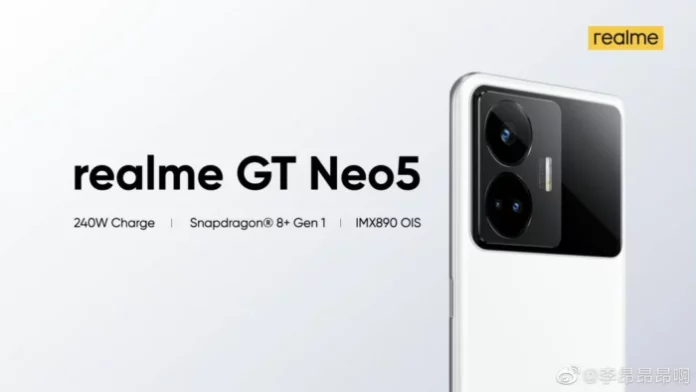 Realme GT Neo 5 Snapdragon 8+ Gen 1