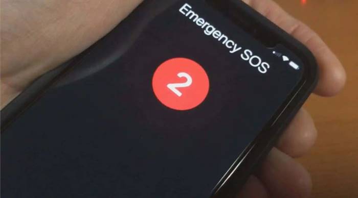 Emergency SOS iPhone