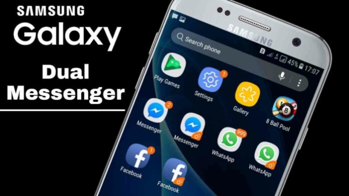 Mengaktifkan Dual Messenger Samsung