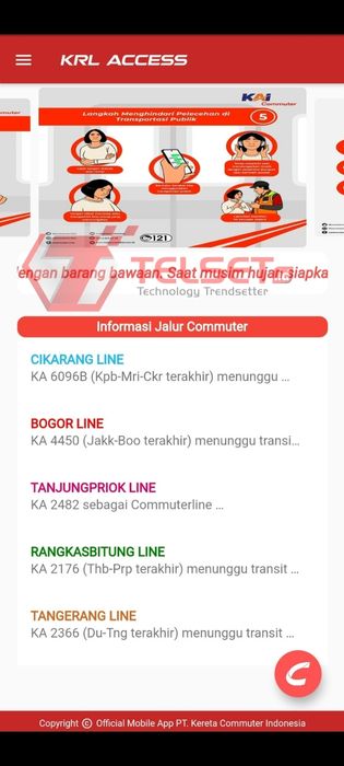 Cek Jadwal Commuterline Pakai KRL Access