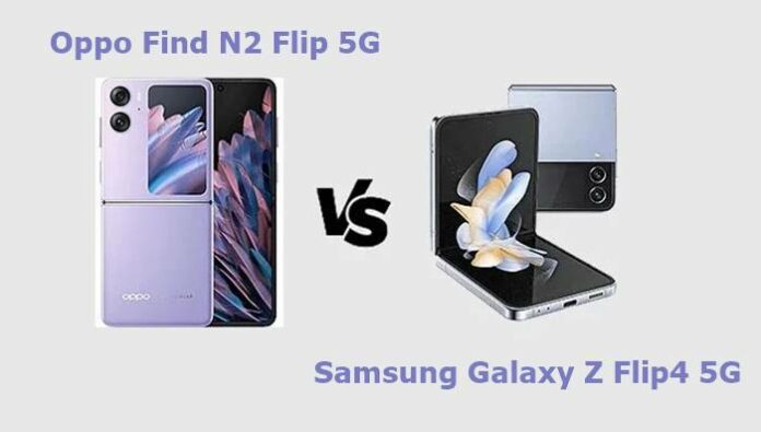 Oppo Find N2 Flip 5G vs Samsung Galaxy Z Flip4 5G
