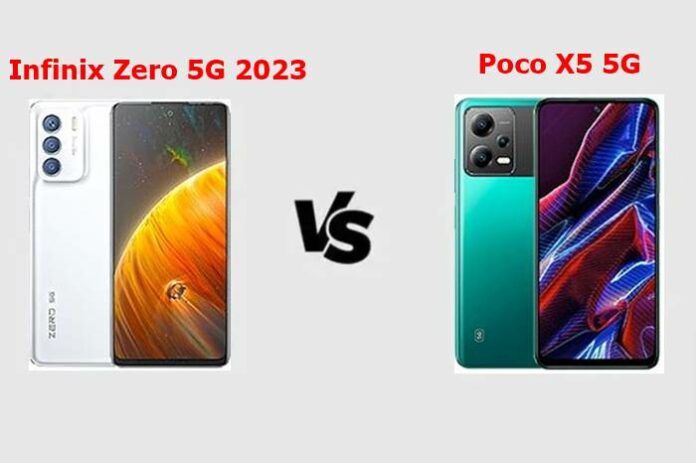 Perbandingan Infinix Zero 5G vs Poco X5 5G