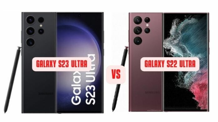 Perbandingan Galaxy S23 Ultra S22 Ultra