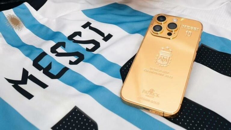 iPhone 14 Pro Emas Lionel Messi