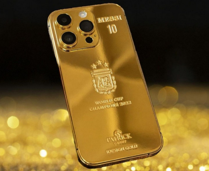iPhone 14 Pro Emas Lionel Messi