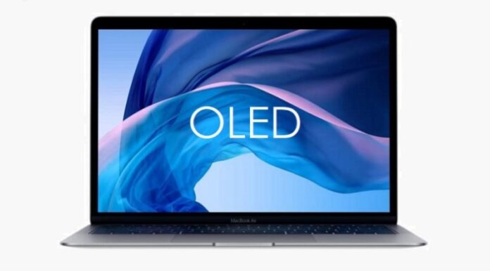 Layar Samsung OLED Macbook Air